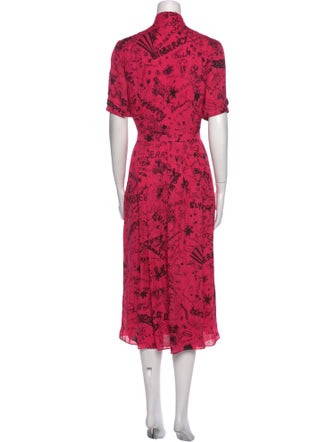 Burberry Silk Long Dress