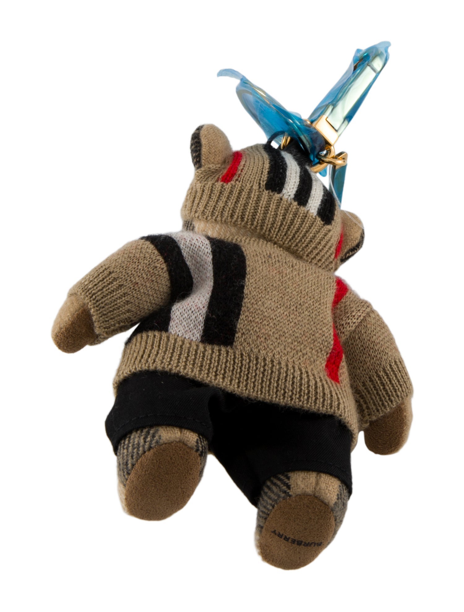 Burberry Nova Check Bear Keychain w/Tags