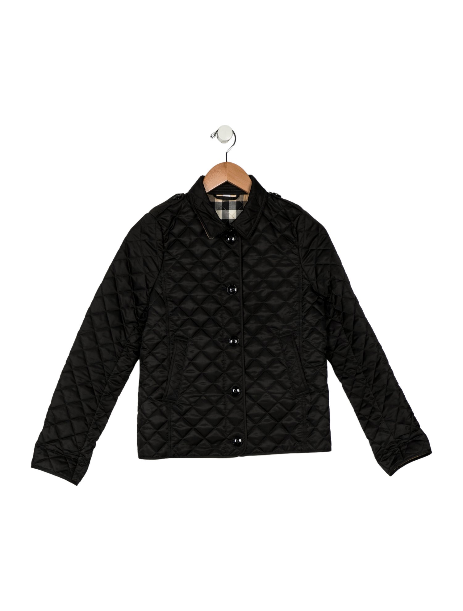 Burberry Girls' Casual Quilted Jacket