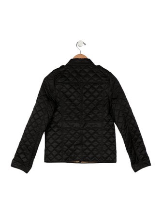 Burberry Girls' Casual Quilted Jacket