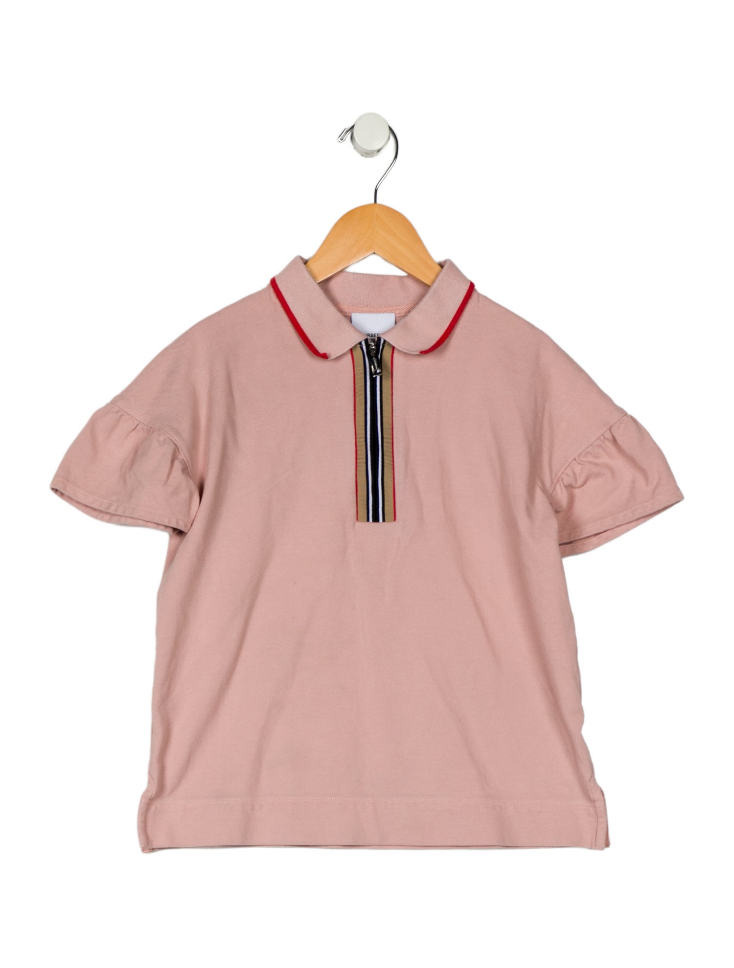 Burberry Girls' Short Sleeve Polo