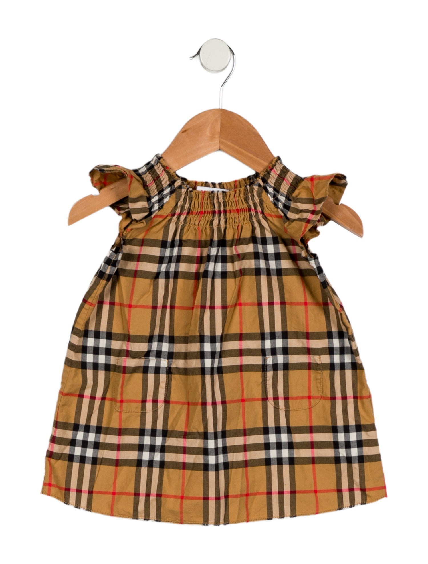 Burberry infant girls' multicolored dress