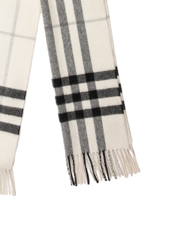 Burberry Cashmere Striped Scarf