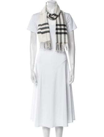 Burberry Cashmere Striped Scarf