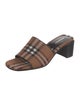 Burberry Nova Check Pattern Slides