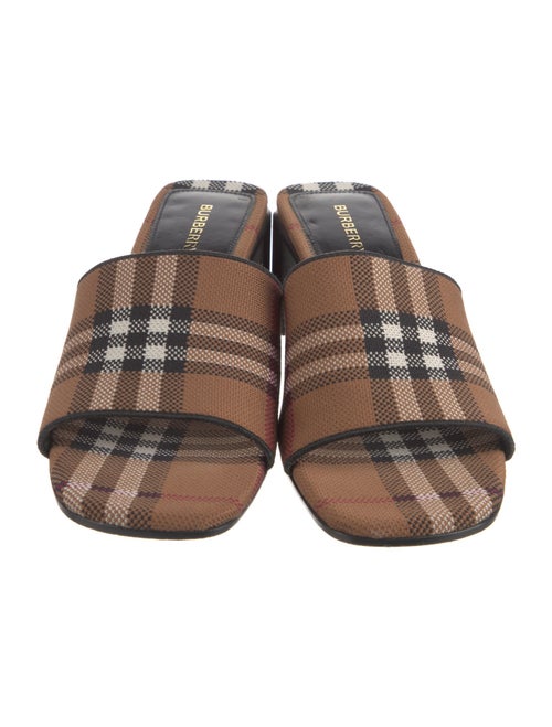 Burberry Nova Check Pattern Slides