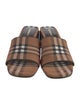 Burberry Nova Check Pattern Slides