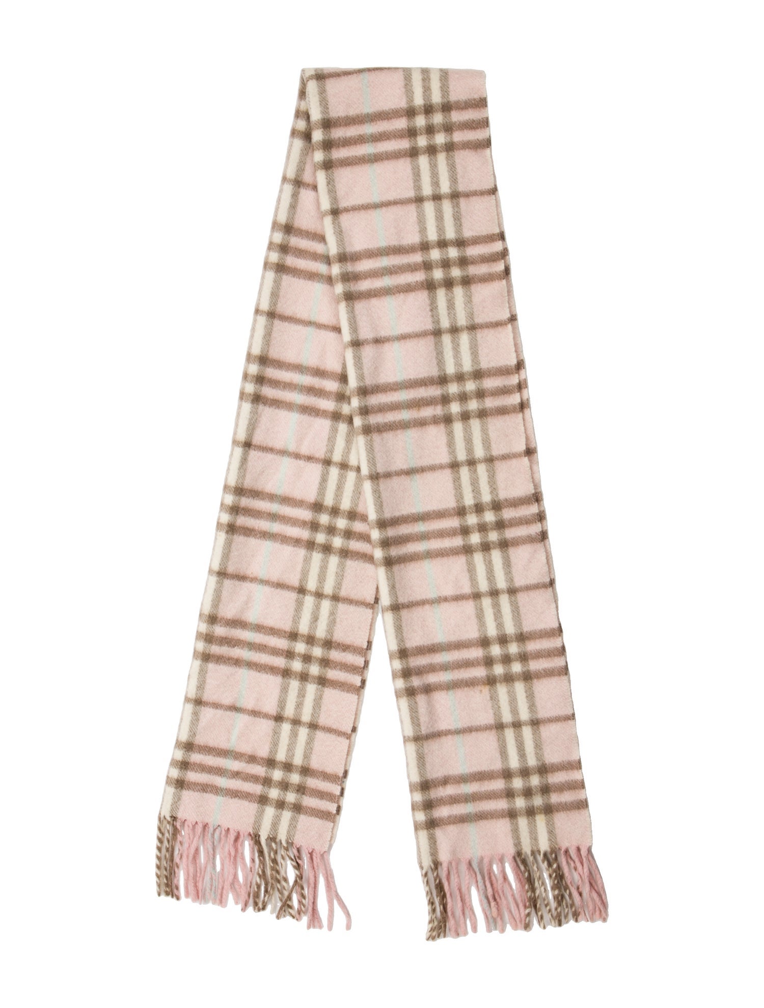 Burberry Cashmere Striped Scarf
