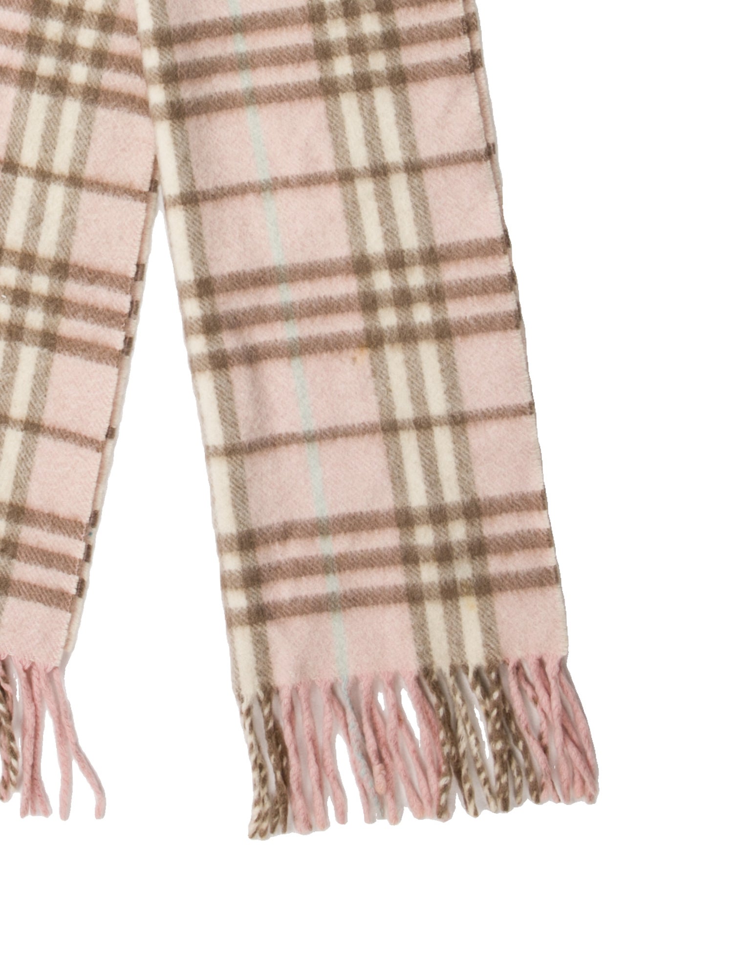 Burberry Cashmere Striped Scarf