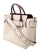 Burberry Leather Limestone/Beige Pebbled Leather Small Belt Bag.