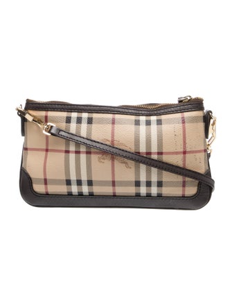 Burberry Haymarket Check Crossbody Bag