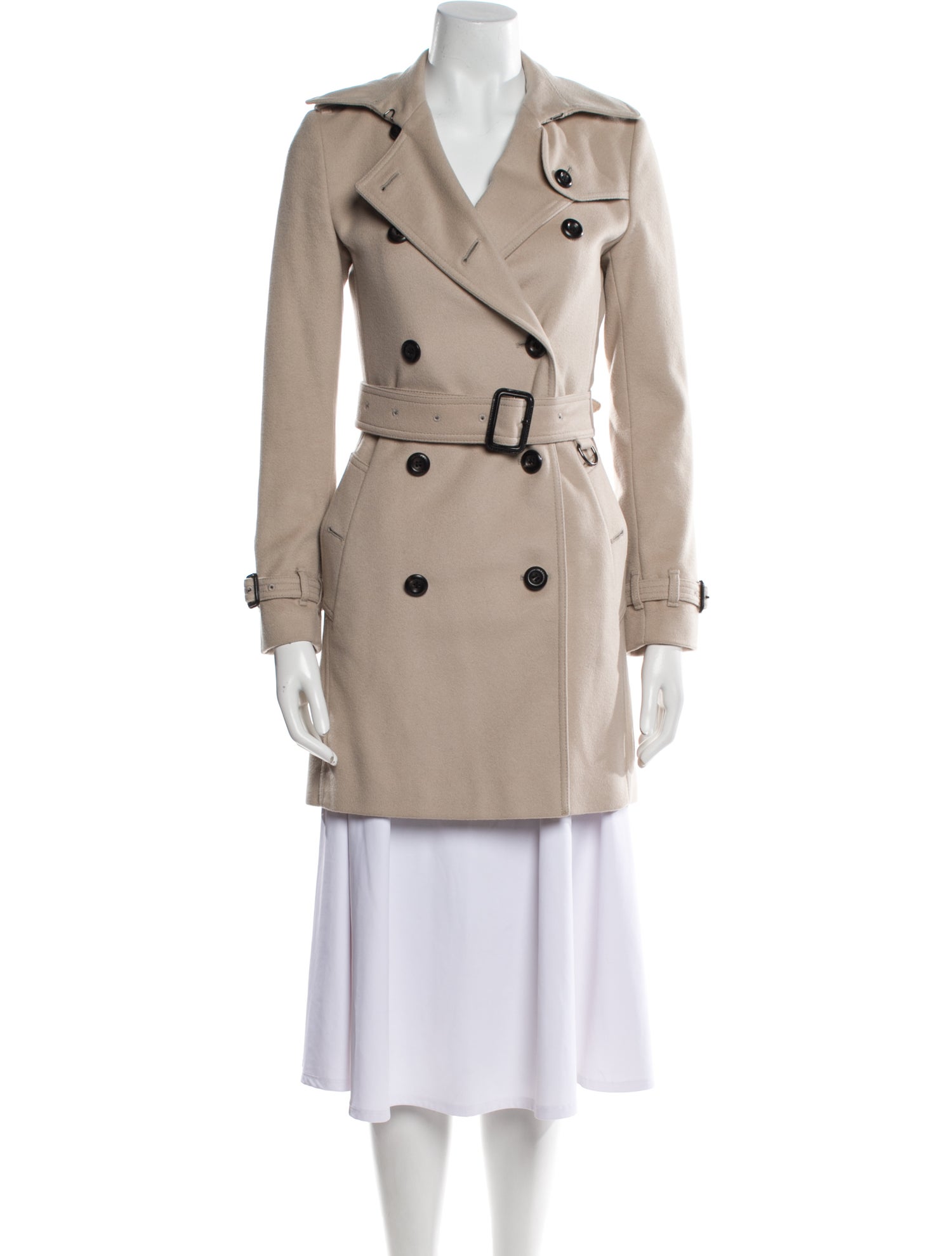 Burberry Virgin Wool Trench Coat