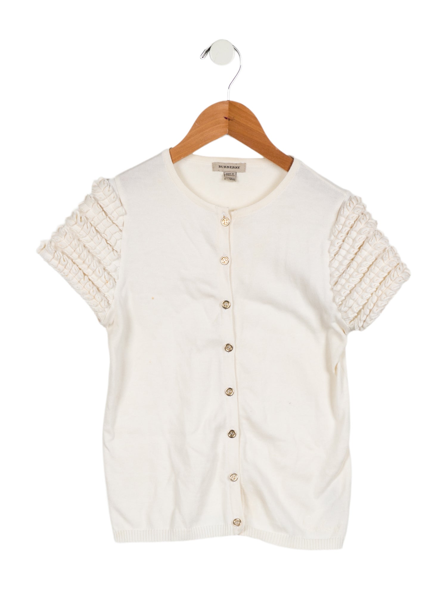 Burberry Girls' Solid Cardigan