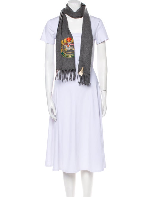 Burberry Cashmere Graphic Print Scarf