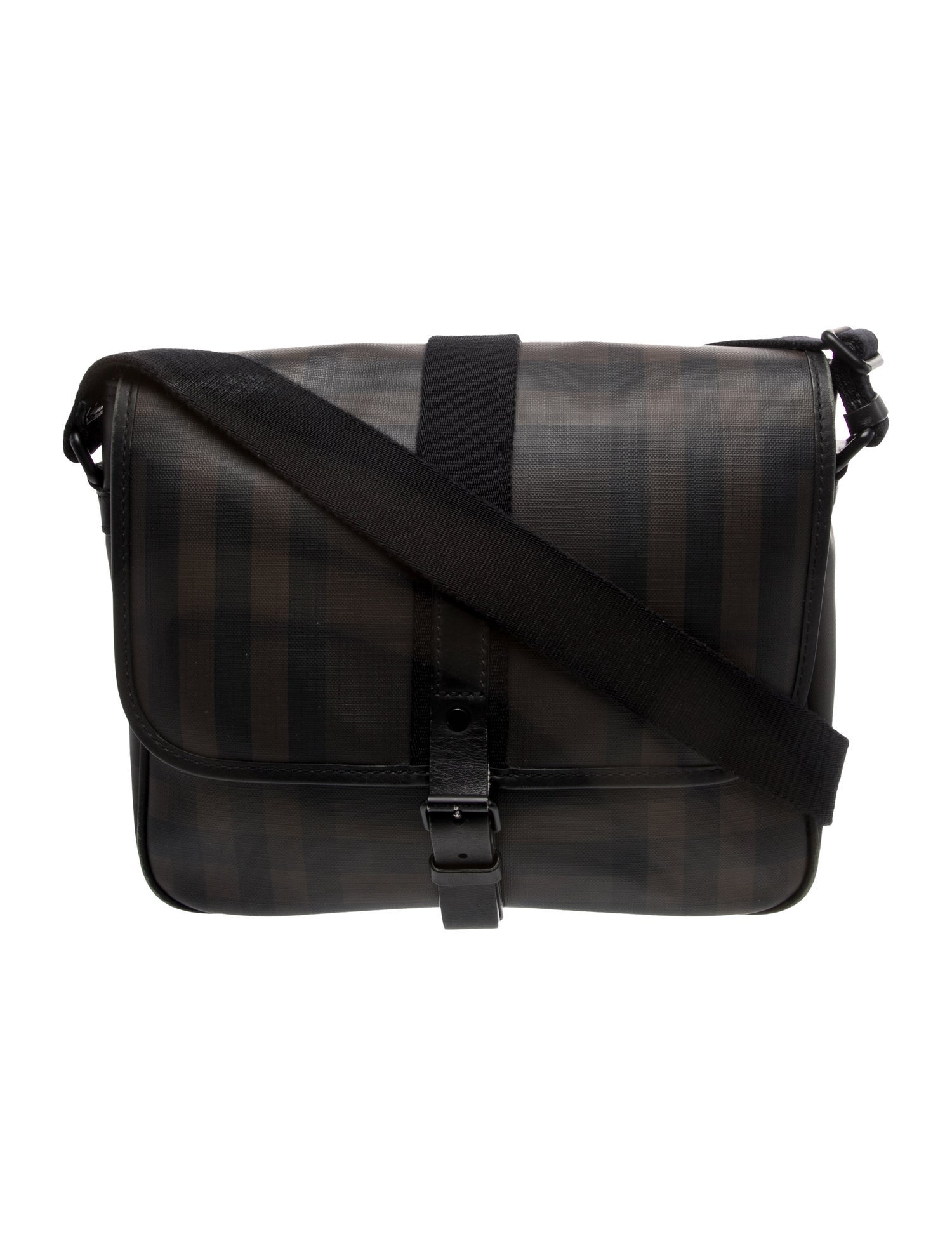 Burberry Smoked Check Messenger Bag