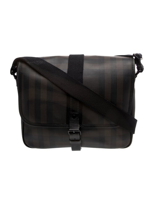 Burberry Smoked Check Messenger Bag
