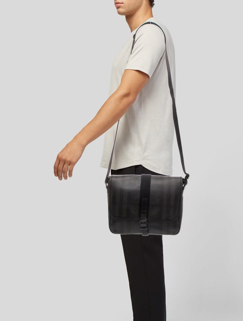 Burberry Smoked Check Messenger Bag