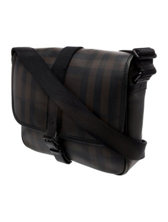 Burberry Smoked Check Messenger Bag
