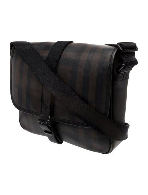 Burberry Smoked Check Messenger Bag