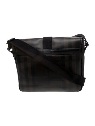 Burberry Smoked Check Messenger Bag