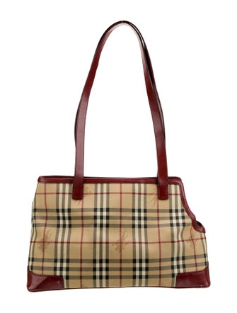 Burberry London Haymarket Check Shoulder Bag