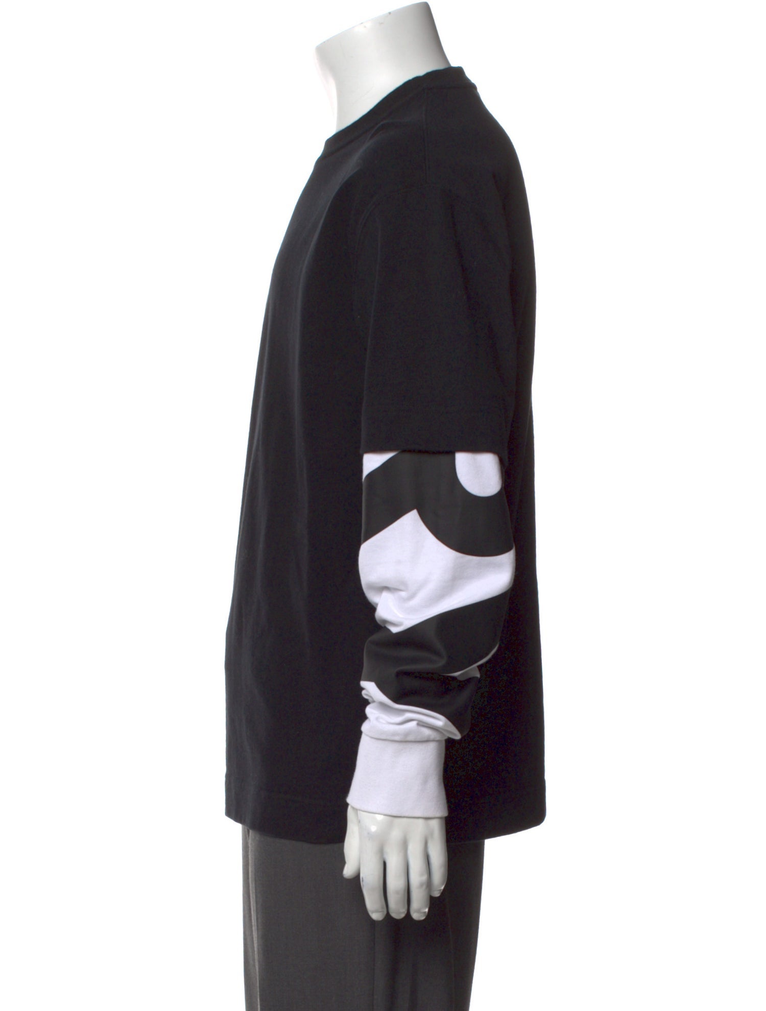 Burberry Exploded Check Pattern Crew Neck Sweatshirt