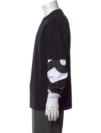 Burberry Exploded Check Pattern Crew Neck Sweatshirt