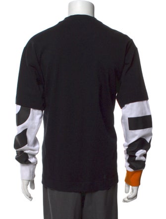 Burberry Exploded Check Pattern Crew Neck Sweatshirt