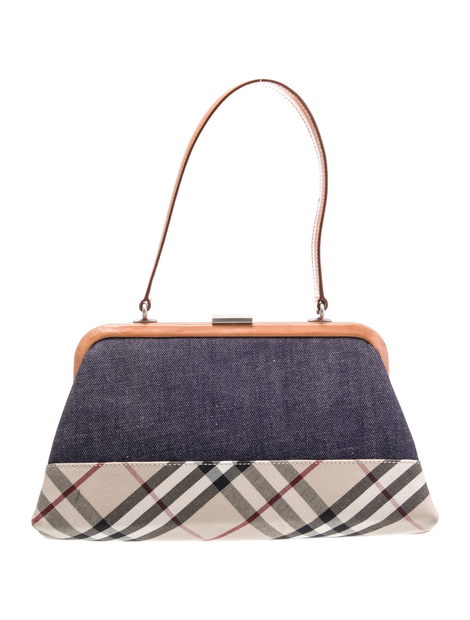 Burberry Denim Top Handle Bag