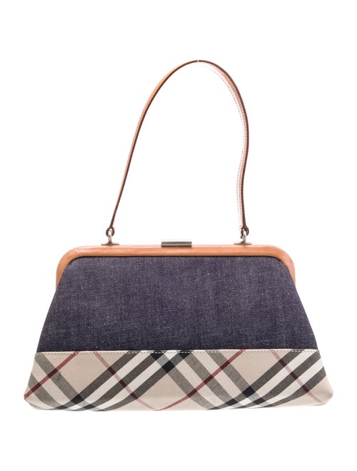 Burberry Denim Top Handle Bag