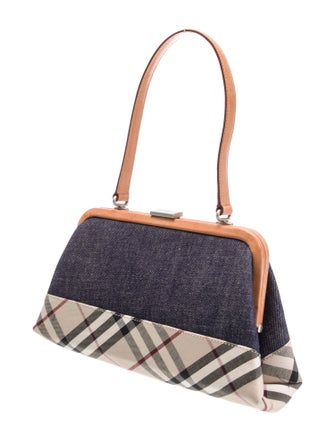 Burberry Denim Top Handle Bag