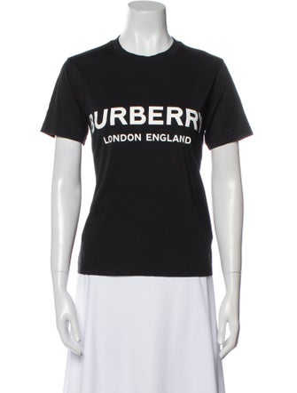 Burberry Graphic Print Crew Neck T-Shirt