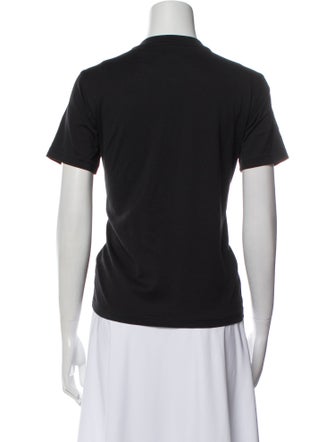 Burberry Graphic Print Crew Neck T-Shirt