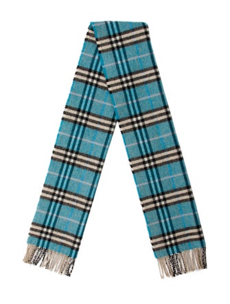 Burberry Lambswool House Check Pattern Scarf