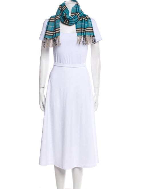 Burberry Lambswool House Check Pattern Scarf