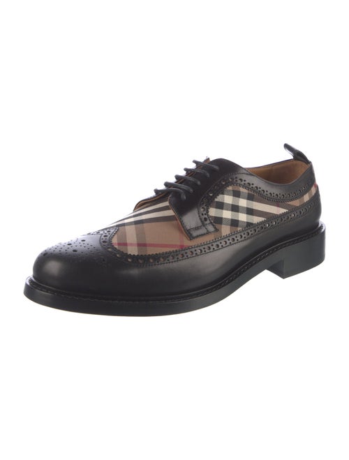 Burberry Nova Check Pattern Leather Spectators