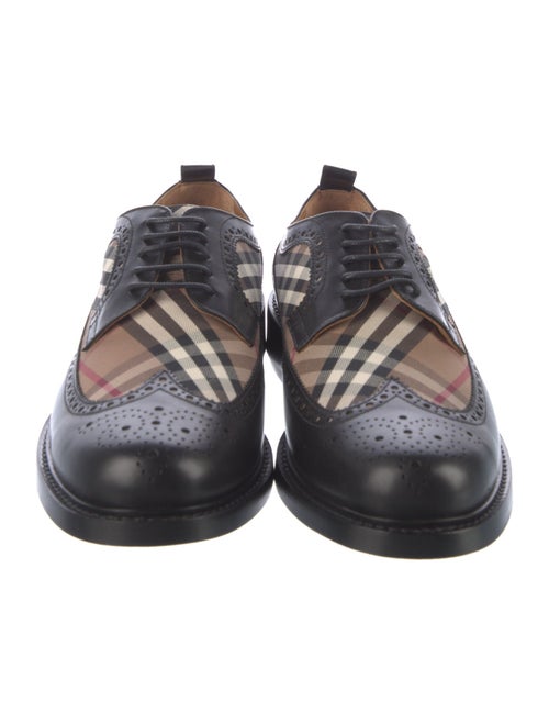 Burberry Nova Check Pattern Leather Spectators
