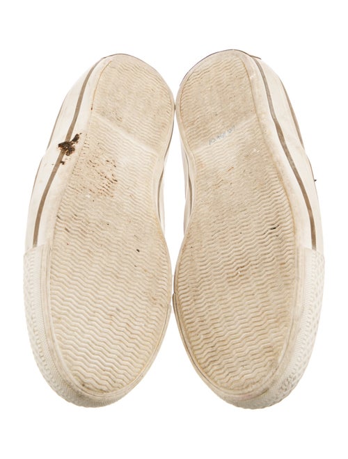 Burberry Nova Check Pattern Canvas Sneakers