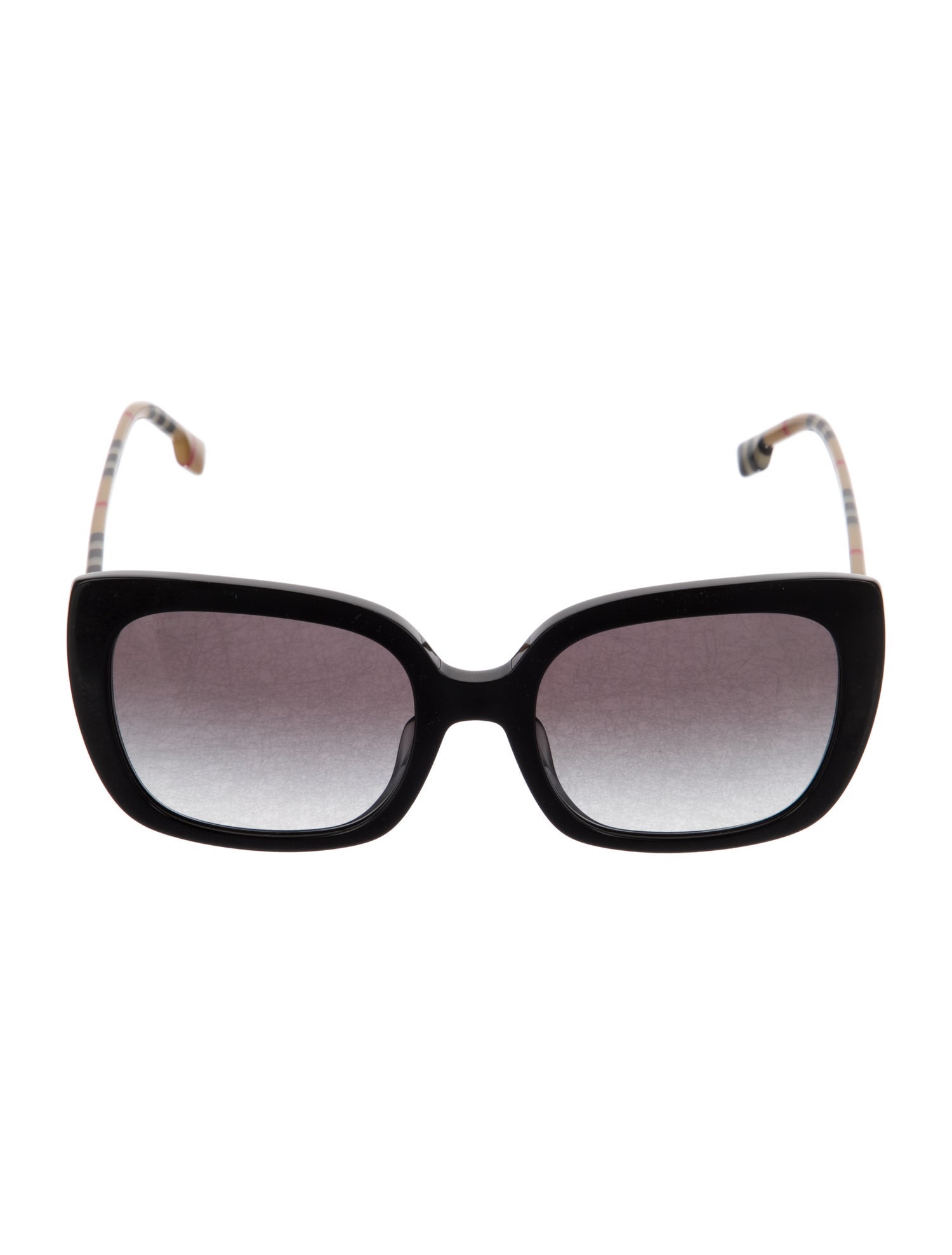 Burberry Nova Check Pattern Square Sunglasses