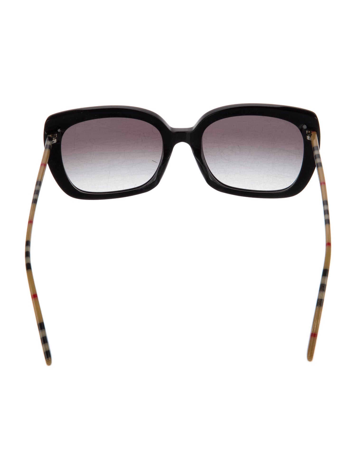 Burberry Nova Check Pattern Square Sunglasses