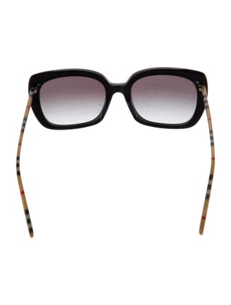 Burberry Nova Check Pattern Square Sunglasses