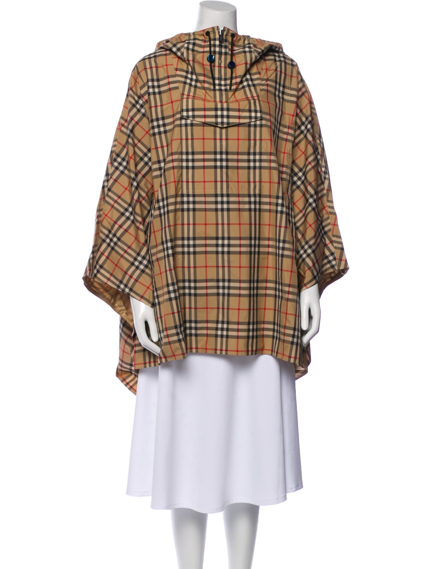 Burberry Plaid Print Coat w/ Tags