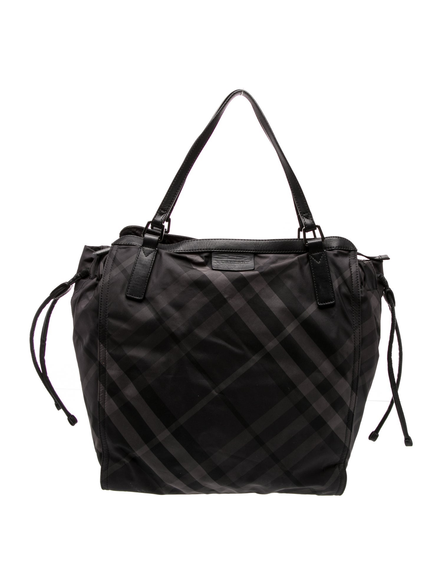 Burberry Smoked Check Bucket Bag