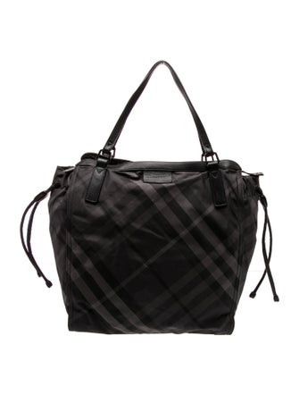 Burberry Smoked Check Bucket Bag