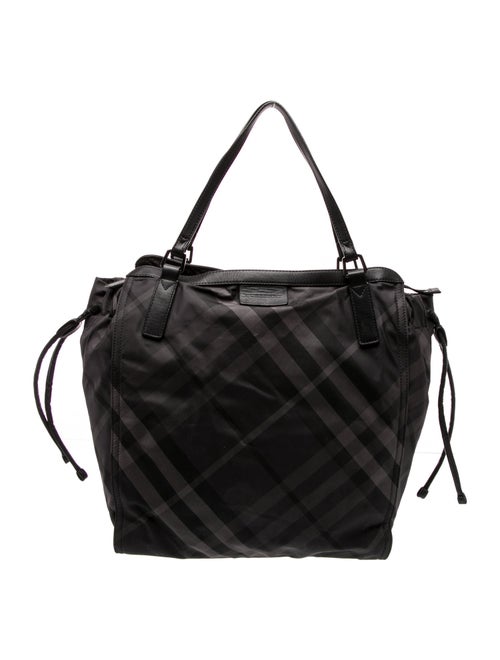 Burberry Smoked Check Bucket Bag
