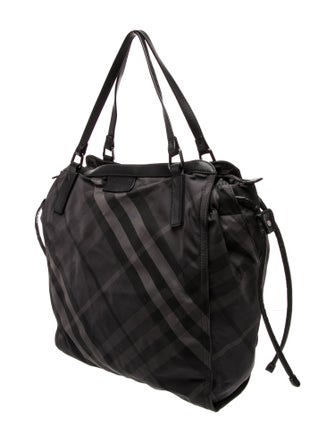 Burberry Smoked Check Bucket Bag