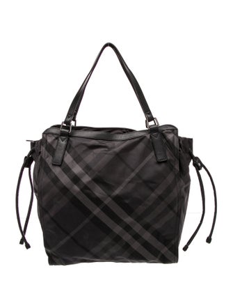 Burberry Smoked Check Bucket Bag