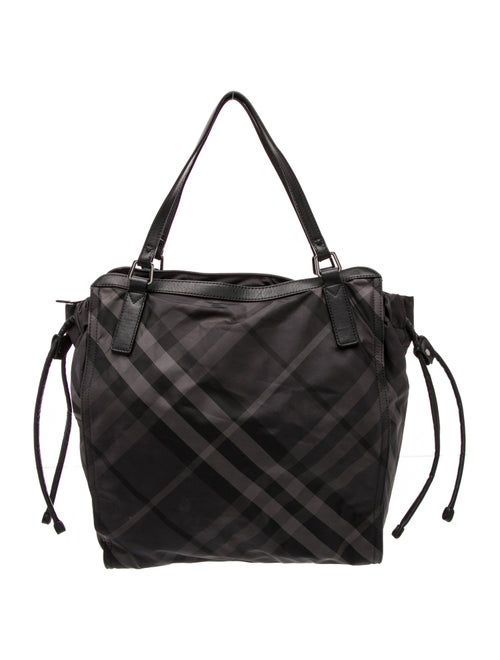 Burberry Smoked Check Bucket Bag
