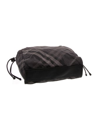 Burberry Smoked Check Bucket Bag