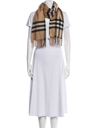 Burberry Cashmere Striped Scarf